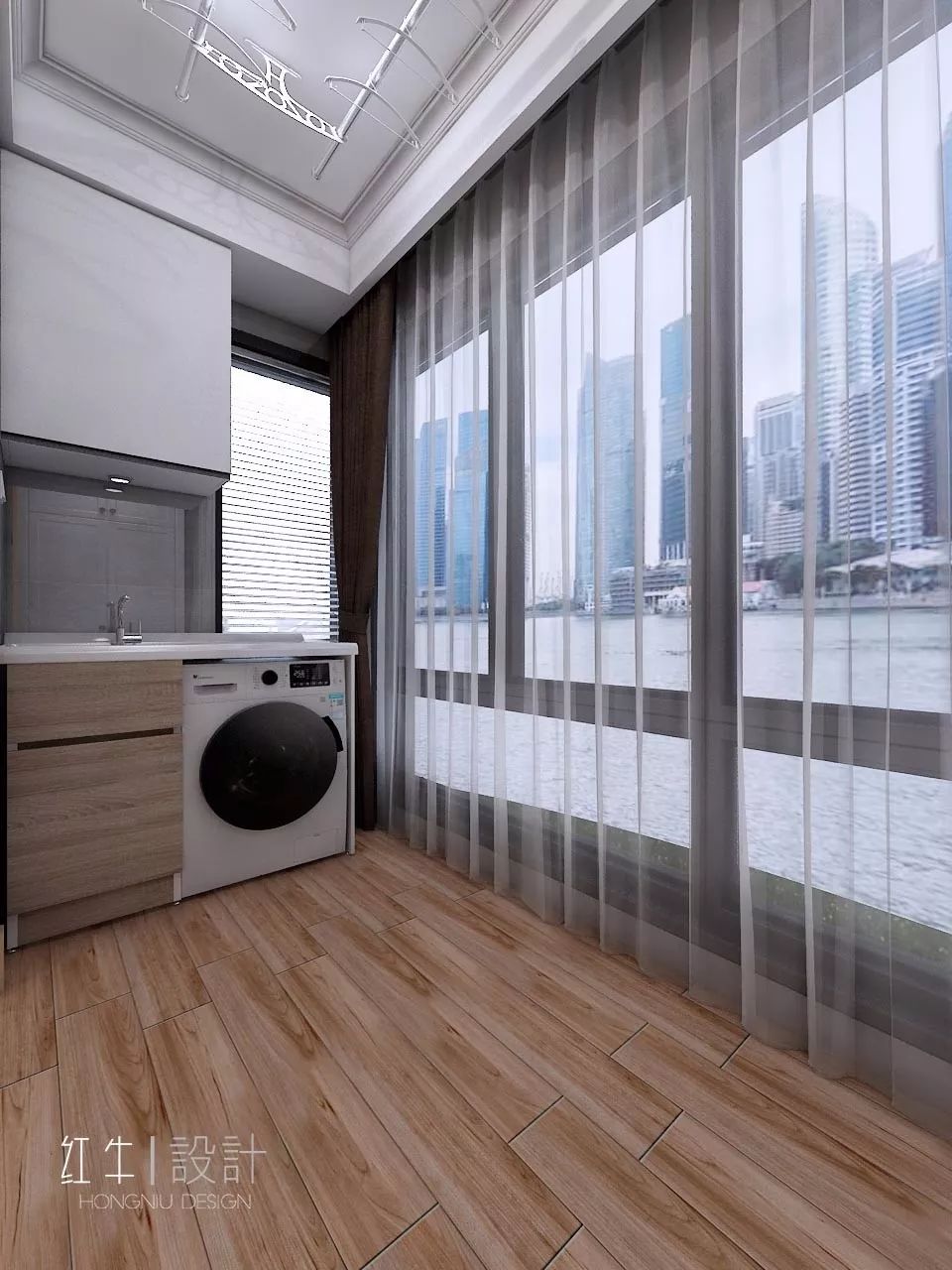 南京新都雅苑88平米現(xiàn)代簡(jiǎn)約風(fēng)格裝修  白橡木為基調(diào)04