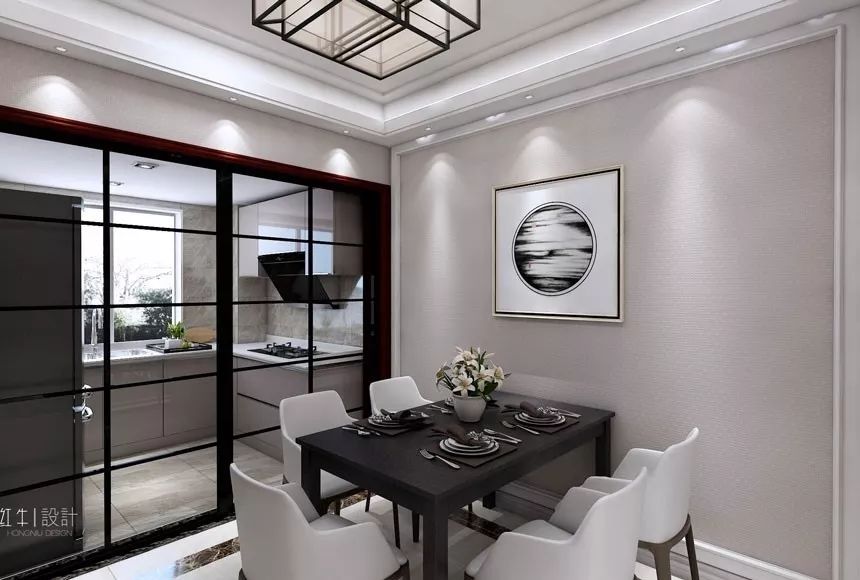 南京紫金華府114平米現(xiàn)代簡約風格裝修 三代同堂的溫馨之家03