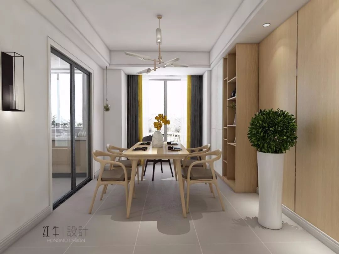 南京保利香檳國(guó)際126平米北歐風(fēng)格裝修  極致簡(jiǎn)潔02