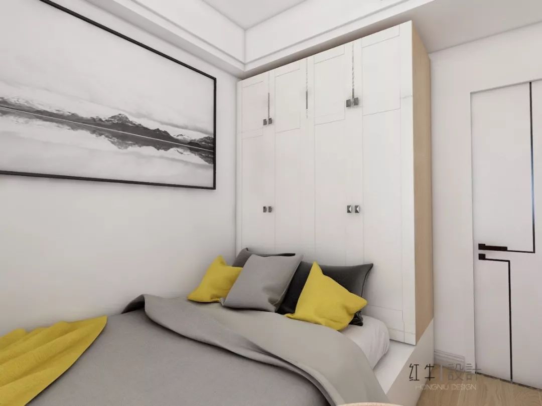 南京保利香檳國(guó)際126平米北歐風(fēng)格裝修  極致簡(jiǎn)潔07