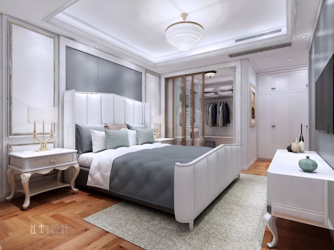 南京紫金未來城140平米簡約法式風格裝修  古典和現(xiàn)代的結(jié)合06