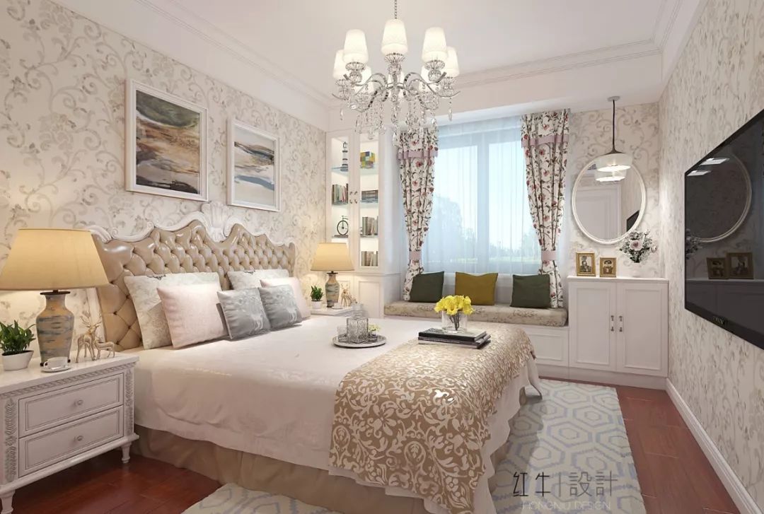 南京奧斯博恩莊園190平米現(xiàn)代中式風(fēng)格裝修  古典美學(xué)融入現(xiàn)代設(shè)計06女兒房