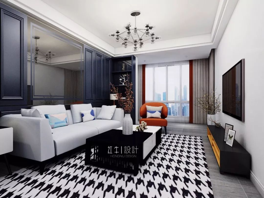 南京招商依云和府88平米現(xiàn)代簡(jiǎn)約風(fēng)格裝修  冷暖中和01