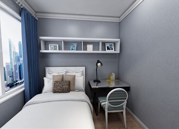 南京招商依云和府88平米現(xiàn)代簡(jiǎn)約風(fēng)格裝修  冷暖中和06