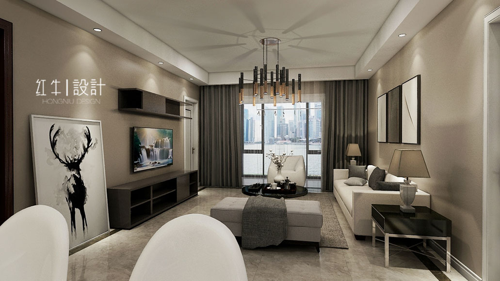 水印580_劉萍萍_南京市江寧區(qū)五礦瀾悅方山115㎡簡約現(xiàn)代風格裝修_客廳