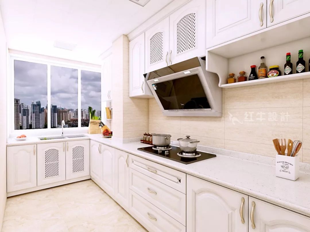 南京恒山花苑106㎡簡歐風(fēng)格--靜享優(yōu)雅生活13廚房