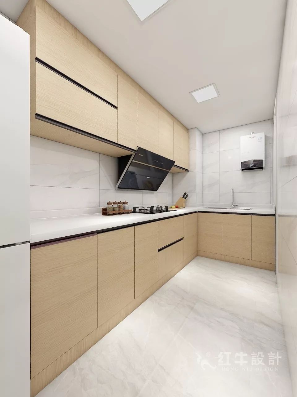 南京萬達茂99㎡北歐風(fēng)格--摒棄繁瑣的裝飾，打造簡潔明亮的家居空間！06廚房