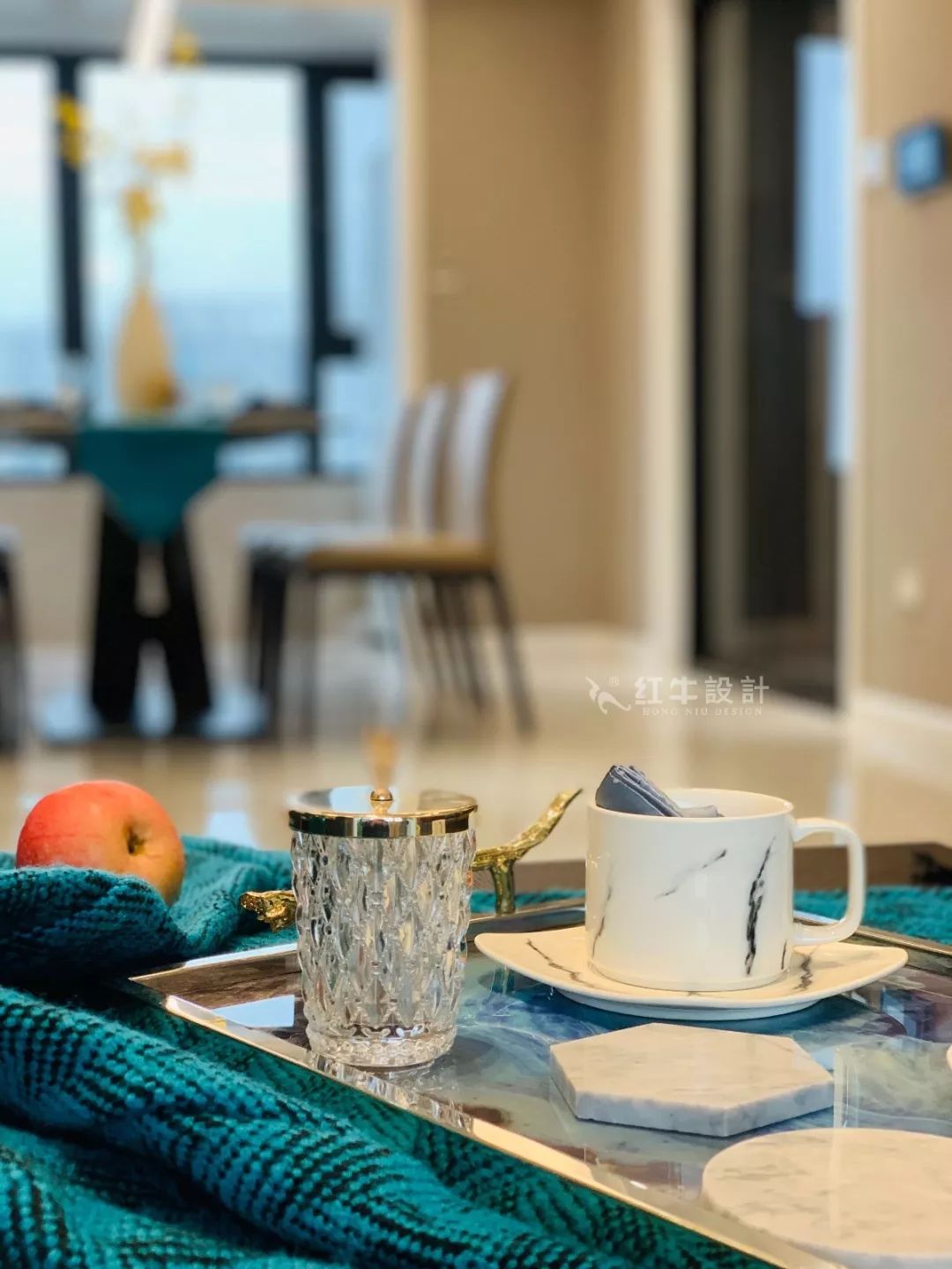 南京保利國(guó)際社區(qū)140㎡現(xiàn)代風(fēng)格--四室二廳大戶型，寬敞開(kāi)闊又舒適！06客廳設(shè)計(jì)