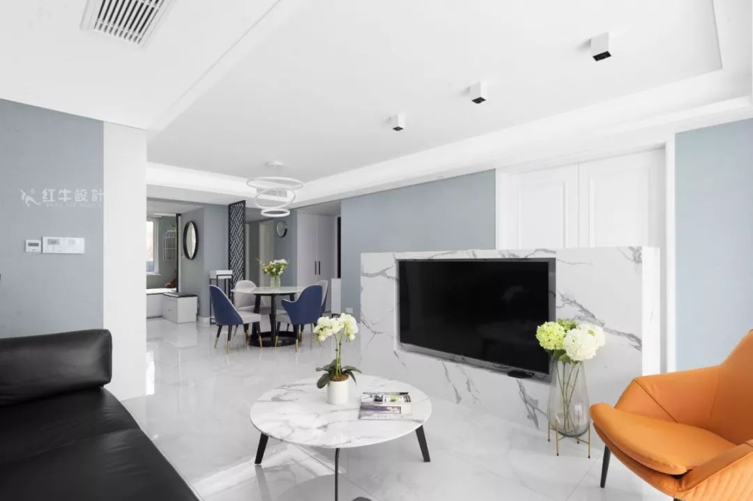 南京雅居樂145㎡現(xiàn)代簡約--演繹當(dāng)代生活美學(xué)07餐廚設(shè)計01客廳