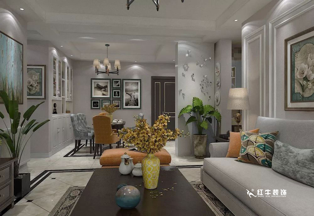 南京萬科光明城市115㎡簡美風(fēng)格--適合三代人的家居環(huán)境03客廳設(shè)計+logo