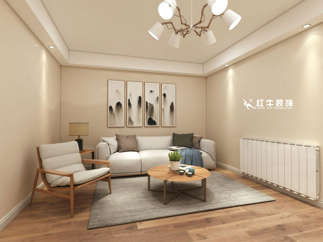 蔣琛_九條巷106㎡現(xiàn)代風(fēng)“養(yǎng)老房”裝修，給設(shè)計(jì)做減法！04客廳+logo