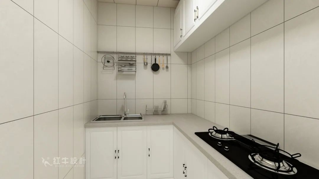 魏明花_明發(fā)財富中心63㎡新中式風(fēng)格--小戶型大利用04廚房