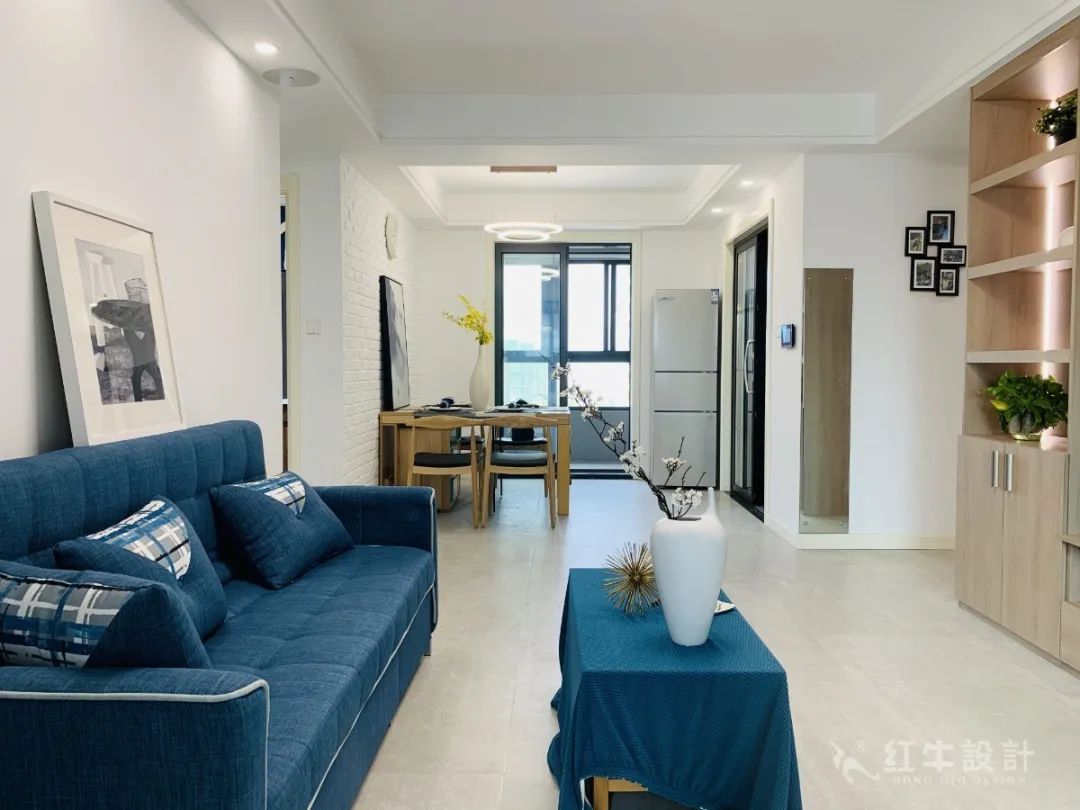 孟憲濤_保利國際社區(qū)115㎡現(xiàn)代北歐--簡潔明亮之家，一人獨居太愜意！01客餐廳