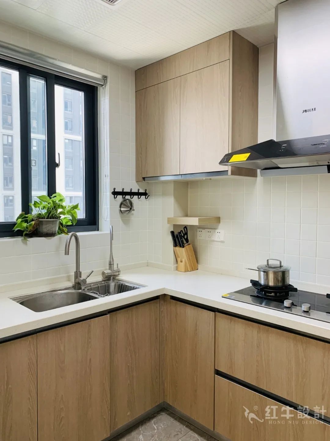 孟憲濤_保利國際社區(qū)115㎡現(xiàn)代北歐--簡潔明亮之家，一人獨居太愜意！12實景效果_廚房