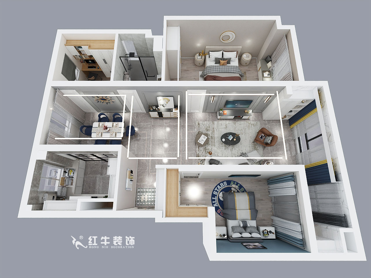 顧娟_汊河金地都會意境7-107-118㎡-現(xiàn)代風格_鳥瞰圖+logo