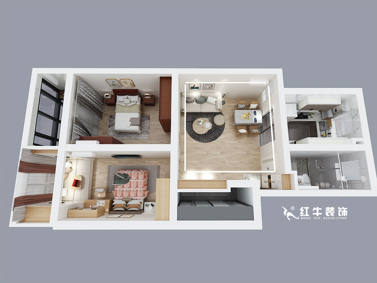 吳波_張公橋2-28-502-89㎡-現(xiàn)代風(fēng)格_鳥(niǎo)瞰圖