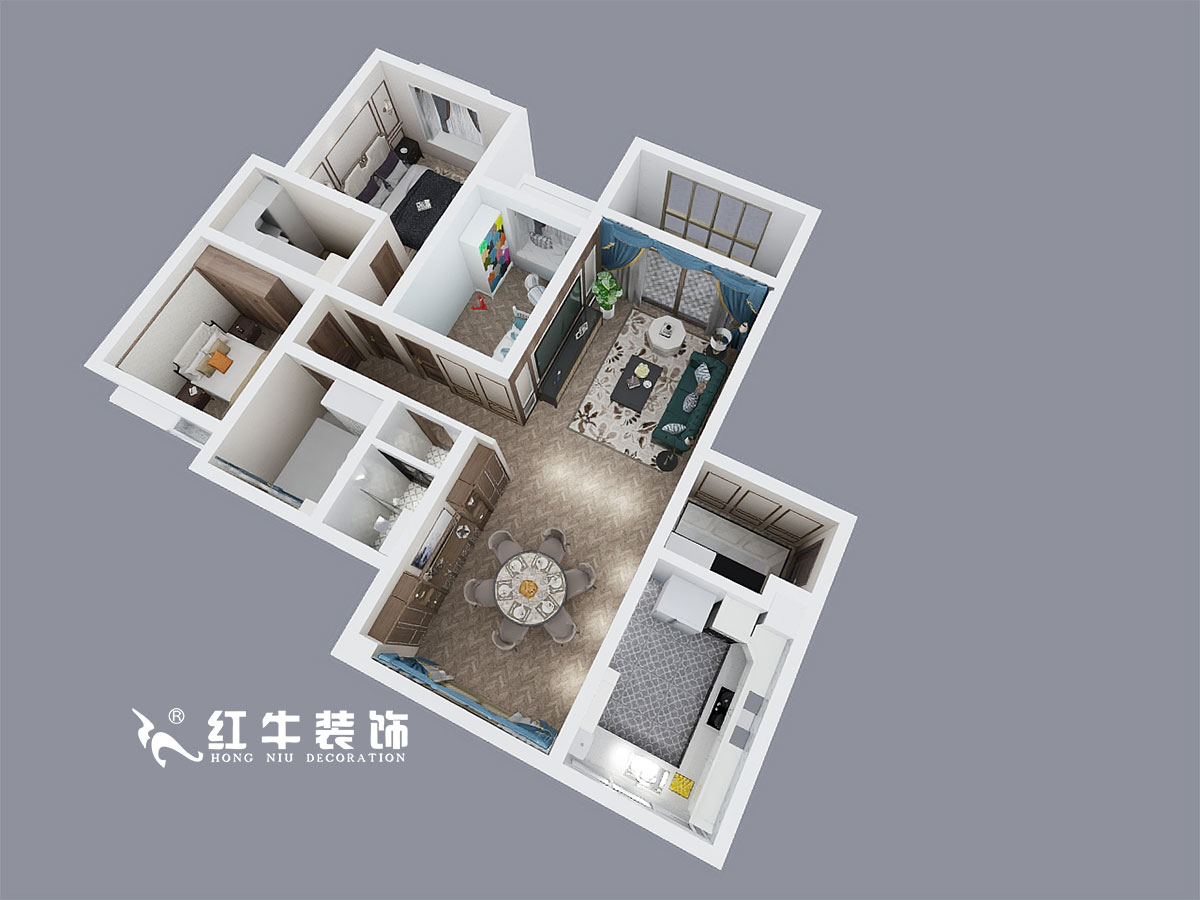 陸利民_雅居樂(lè)濱江國(guó)際13-1-2501-140㎡-美式輕奢風(fēng)格00鳥瞰圖