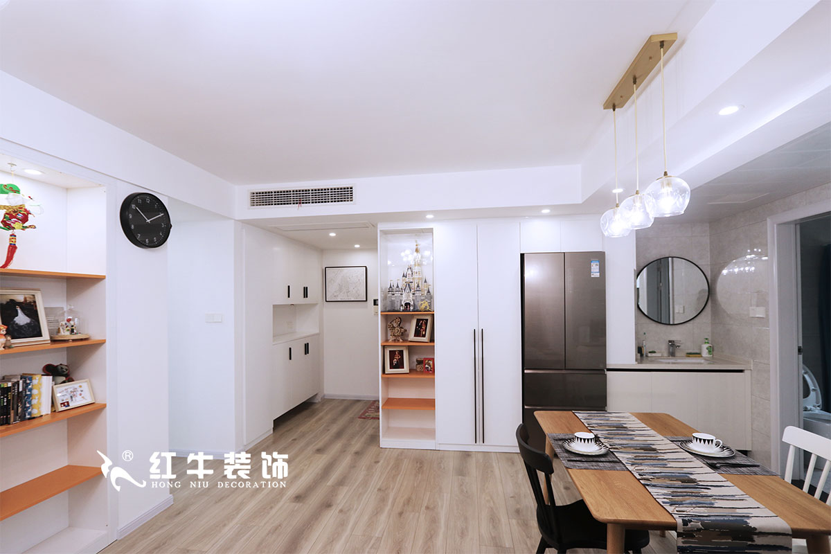 【實景案例】仇美蓉_良辰美景31棟2單元501-82㎡-北歐風(fēng)格_老房裝修2室2廳1衛(wèi)_全包11萬06餐廳IMG_0018