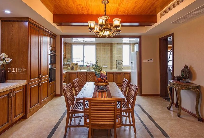 紅牛設(shè)計 · 大宅--260㎡ · 東南亞風格 · 頤和美地西園04