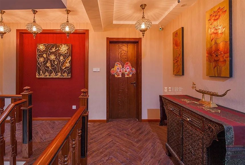 紅牛設(shè)計 · 大宅--260㎡ · 東南亞風格 · 頤和美地西園07