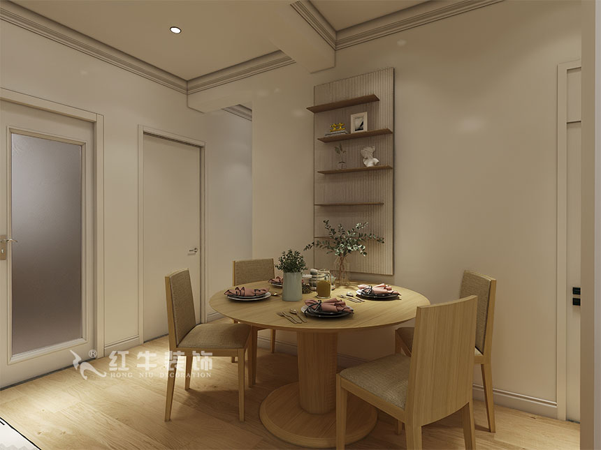 魏利利_津橋華府82㎡現(xiàn)代簡約｜顛覆傳統(tǒng)客廳，即是休閑書吧又是影院07餐廳