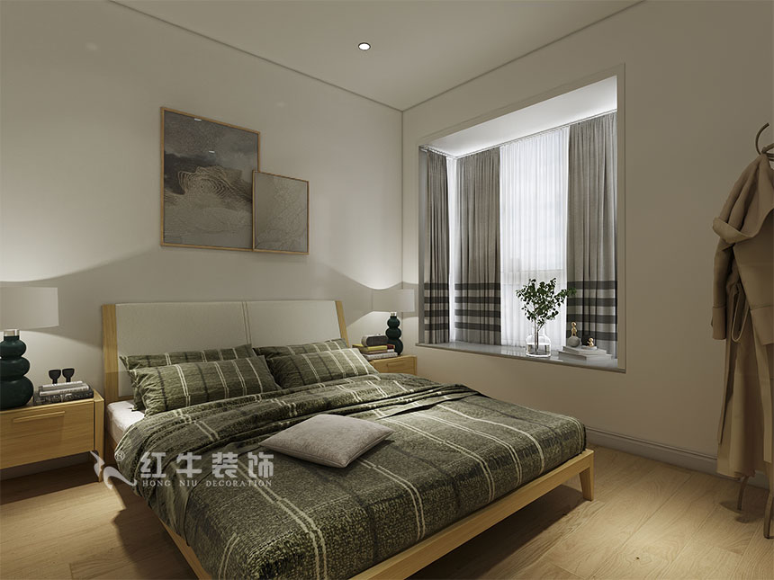 魏利利_津橋華府82㎡現(xiàn)代簡約｜顛覆傳統(tǒng)客廳，即是休閑書吧又是影院09主臥