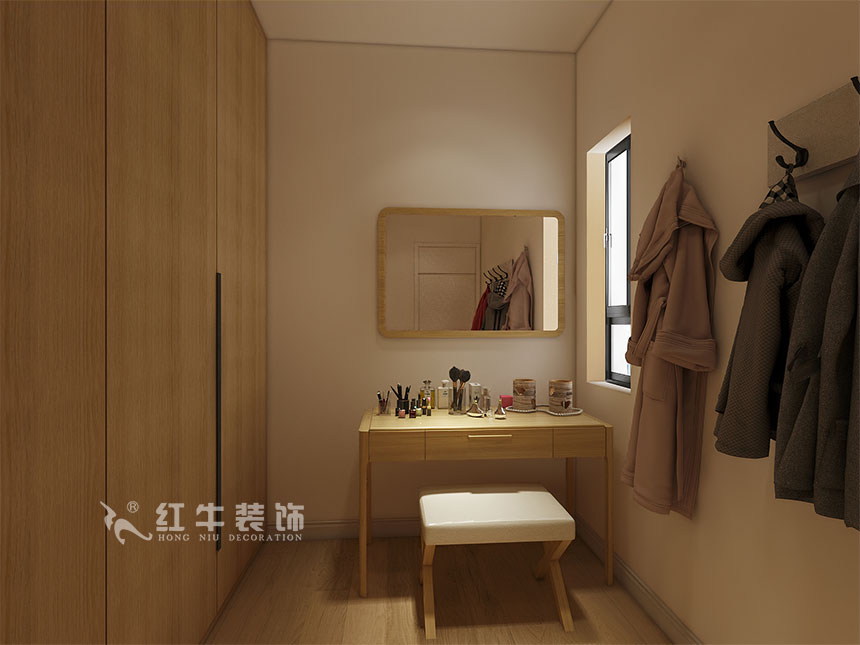 魏利利_津橋華府82㎡現(xiàn)代簡約｜顛覆傳統(tǒng)客廳，即是休閑書吧又是影院11衣帽間