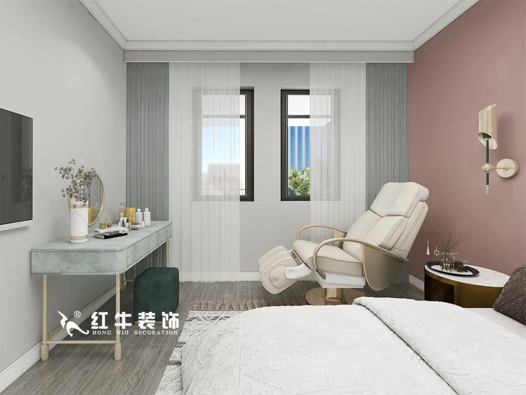 劉萍萍_仙龍灣山莊90㎡輕奢風(fēng)格｜加入一點(diǎn)金屬線條，這個(gè)家高級(jí)又溫柔！09