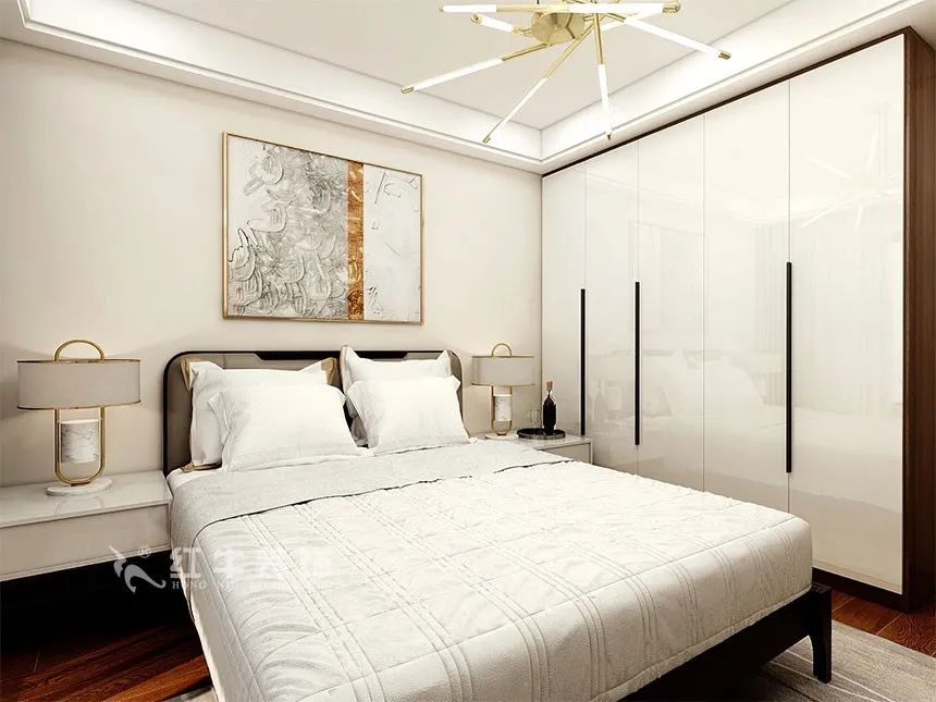 沙發(fā)不要靠墻，這樣設(shè)計(jì)才夠別致?。櫨阓東城水岸115㎡現(xiàn)代風(fēng)格_3室2廳1衛(wèi)_舊房裝修_全包17萬(wàn)）10