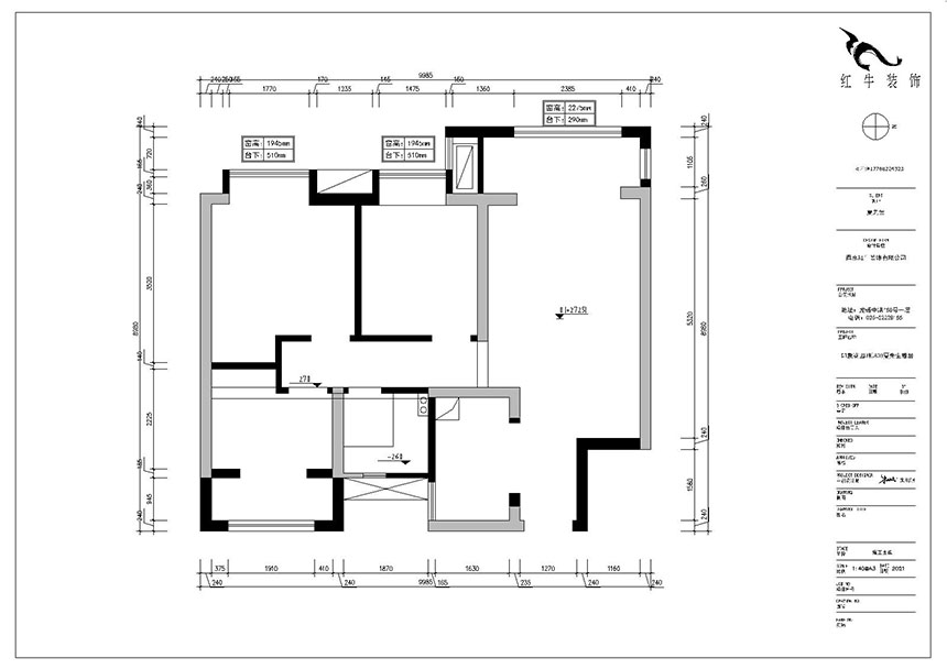 朱明琪_印象花園3-803-89㎡-現(xiàn)代輕奢風(fēng)格_3室2廳1衛(wèi)（新房裝修）_成品家￥100000_全包13萬(wàn)00_01原始結(jié)構(gòu)圖