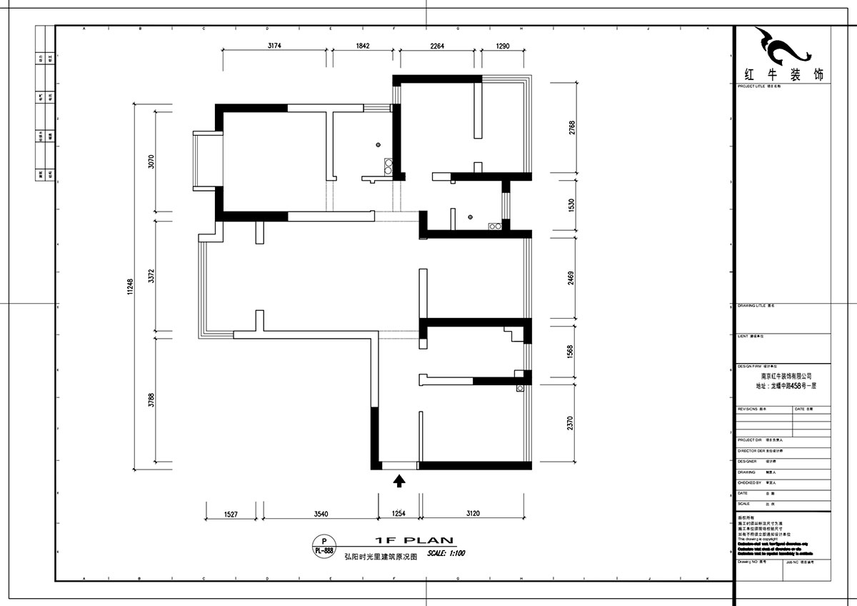 魏明花｜弘陽時光里14-2-1108-96㎡-現代簡約風格｜3室2廳2衛(wèi)｜二手房裝修｜定制家￥146925｜全包14