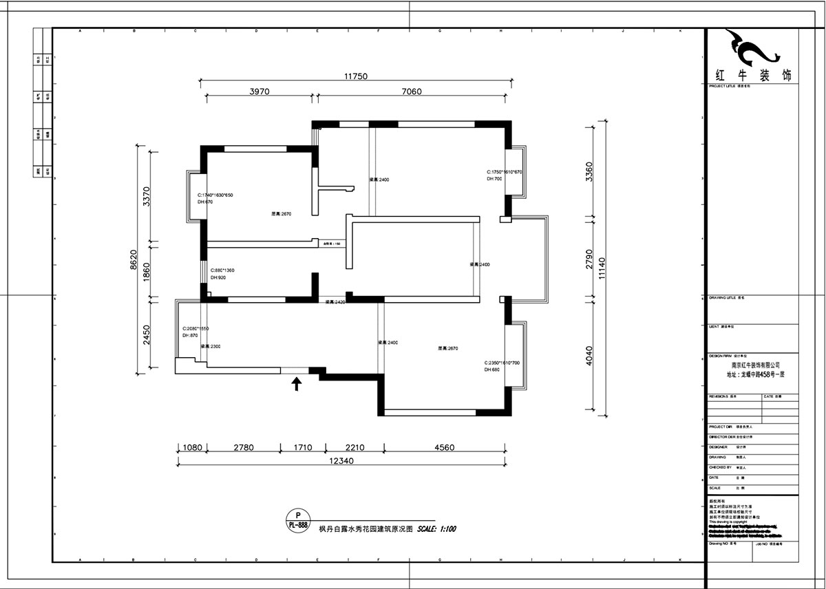 魏明花｜水秀花園15-701-128㎡-現(xiàn)代簡(jiǎn)約風(fēng)格｜3室2廳2衛(wèi)｜二手房裝修｜定制家￥176904｜全包17