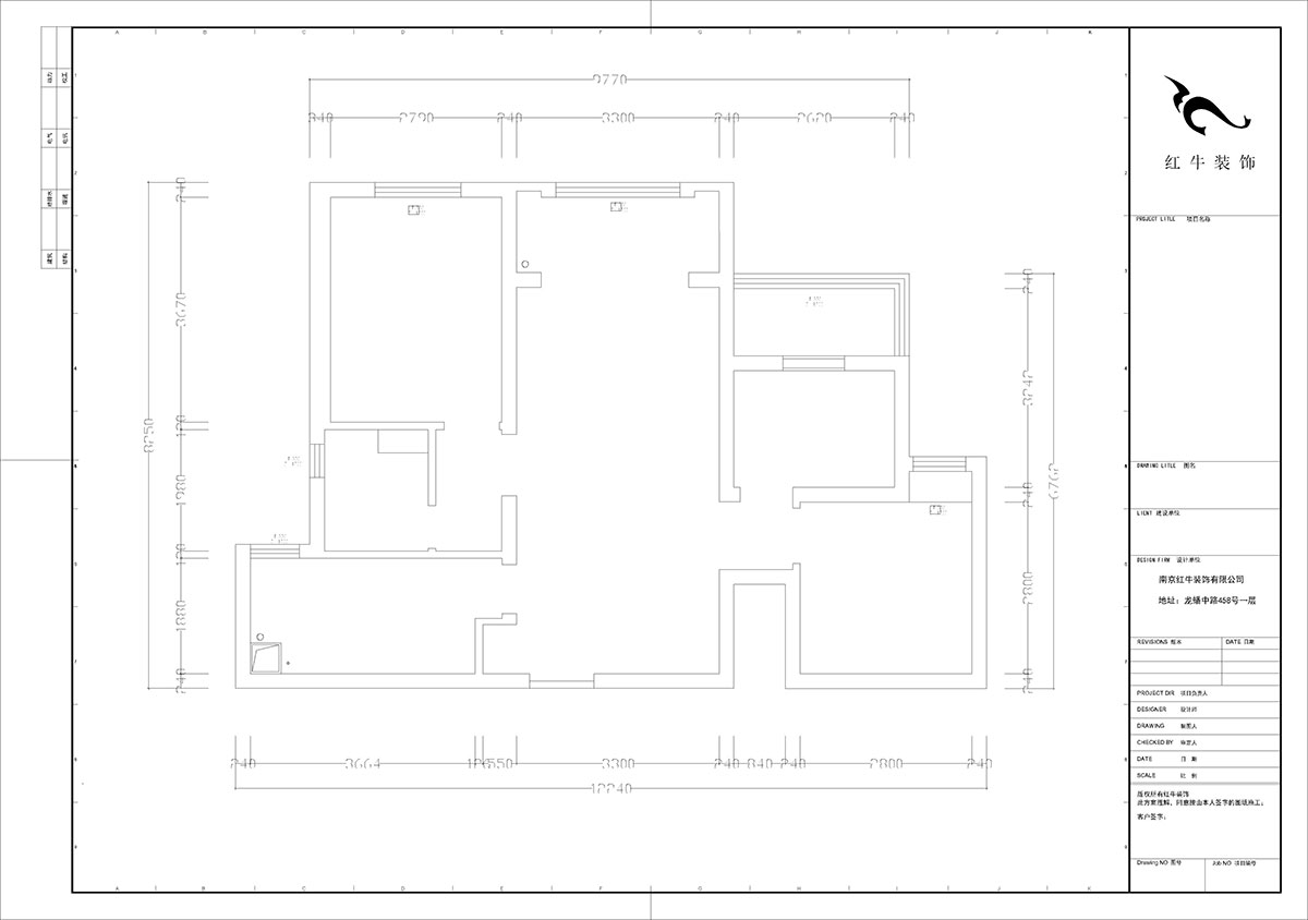 【實景案例】劉曉芳｜保利國際社區(qū)-89㎡-北歐風(fēng)格｜3室2廳1衛(wèi)｜毛坯房裝修｜定制家￥119200｜全包12萬｜00_01原始結(jié)構(gòu)圖