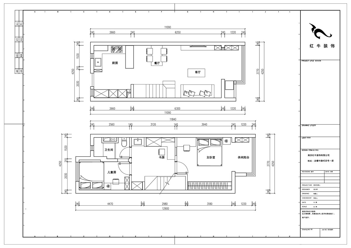 陸利民｜金基匯錦國際7-1009-100㎡-現代風格｜3室2廳1衛(wèi)｜舊房裝修｜定制家｜全包14萬｜00_02平面布置圖