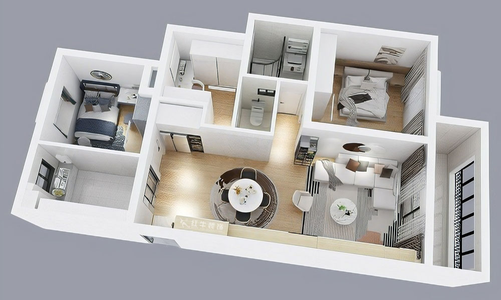 朱彥|威尼斯水城十八街區(qū)6-1505-115㎡-簡(jiǎn)約風(fēng)格|3室2廳2衛(wèi)|新房裝修|定制家¥150000|全包15萬(wàn)|00_04鳥瞰圖
