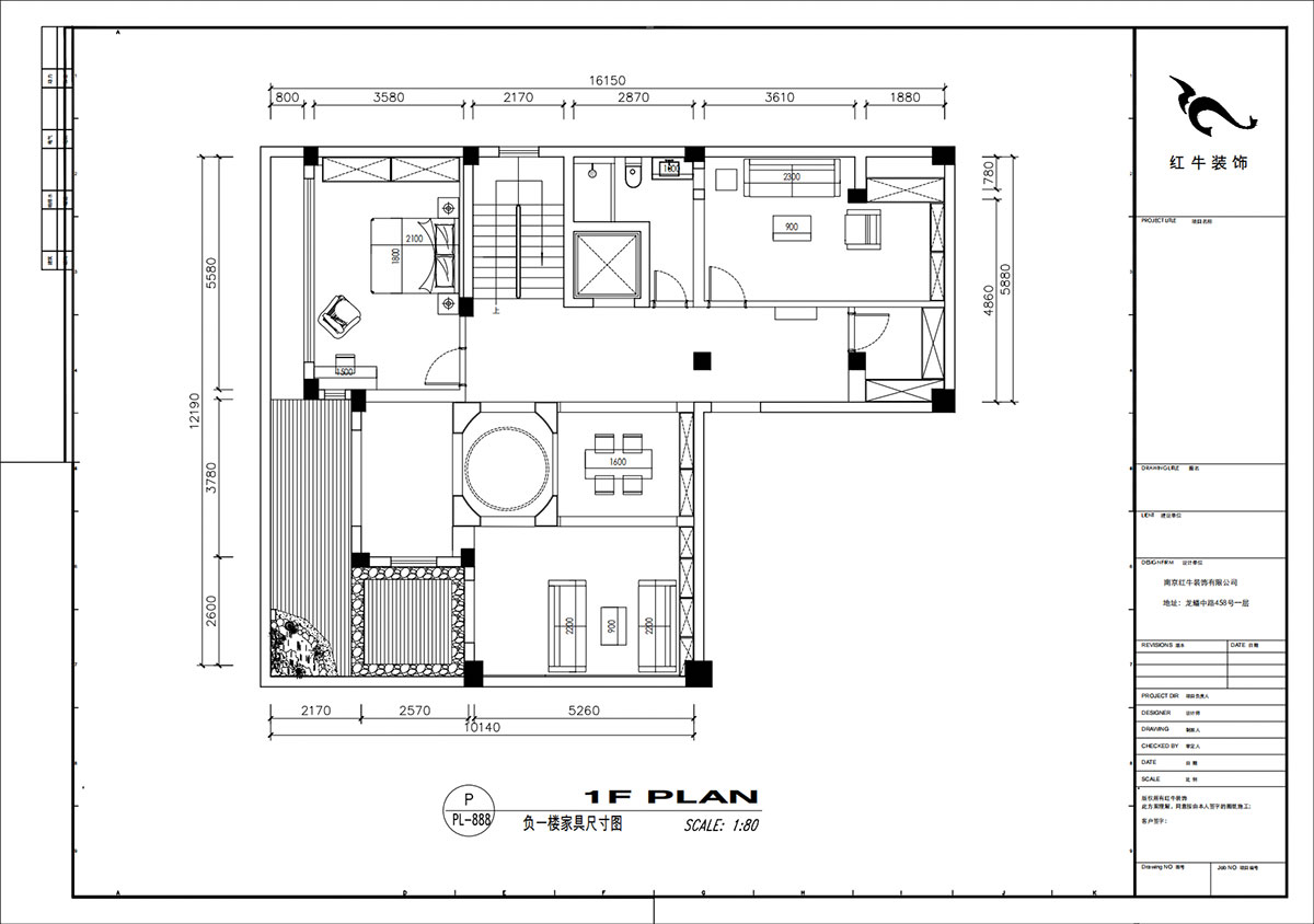 劉小勇｜雅園21-101-390㎡-現(xiàn)代奢華風(fēng)格｜9室2廳6衛(wèi)｜三層別墅裝修｜定制家｜全包｜00_07負一樓家具尺寸樓