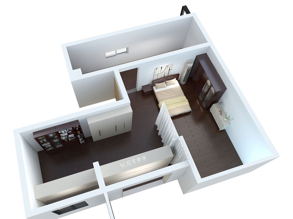 蔣?。汩坷?-3-1101-260㎡-現(xiàn)代簡約風(fēng)格｜4室3廳2衛(wèi)｜老房裝修｜定制家｜全包29萬｜00_07鳥瞰圖