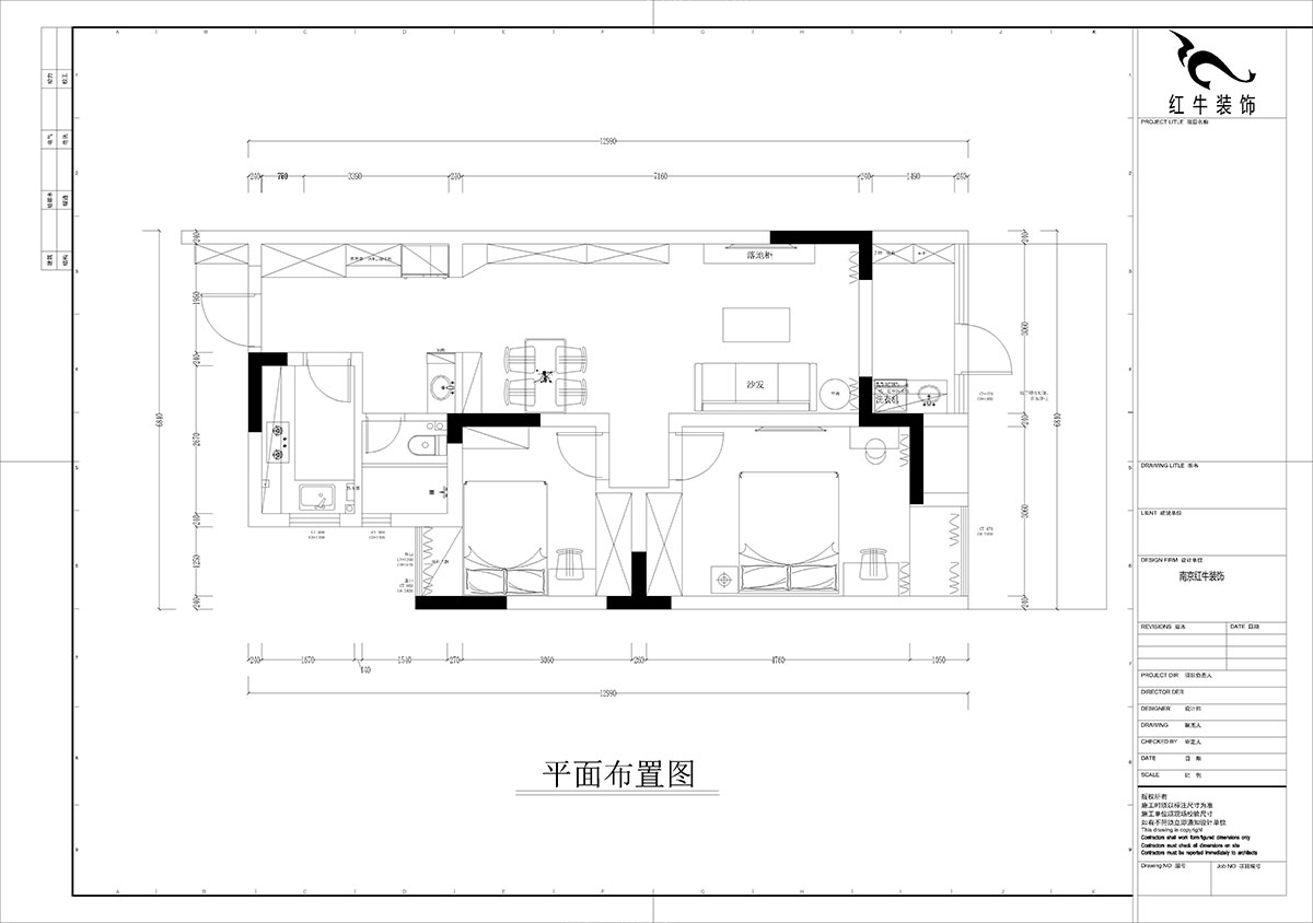 孟憲濤｜紫楊佳園11-108-85㎡-簡(jiǎn)約風(fēng)格｜2室2廳1衛(wèi)｜老房裝修｜定制家｜全包12萬(wàn)｜00_02平面布置圖