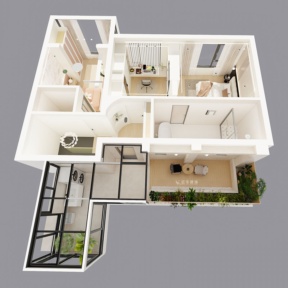 郭志成｜五礦瀾悅方山10-504-138㎡-現(xiàn)代風(fēng)格｜復(fù)式｜3室2廳1廚3衛(wèi)｜老房裝修｜定制家｜全包21