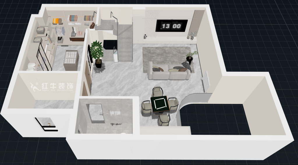 郭志成｜銀城藍溪郡19-102-300㎡-現(xiàn)代簡約風格｜聯(lián)排別墅｜5室2廳1廚4衛(wèi)｜毛坯裝修｜定制家｜全包31